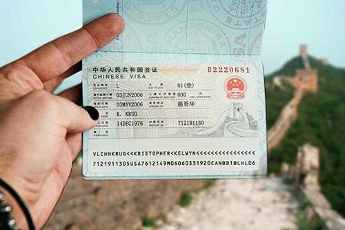 dịch vụ visa trung quốc