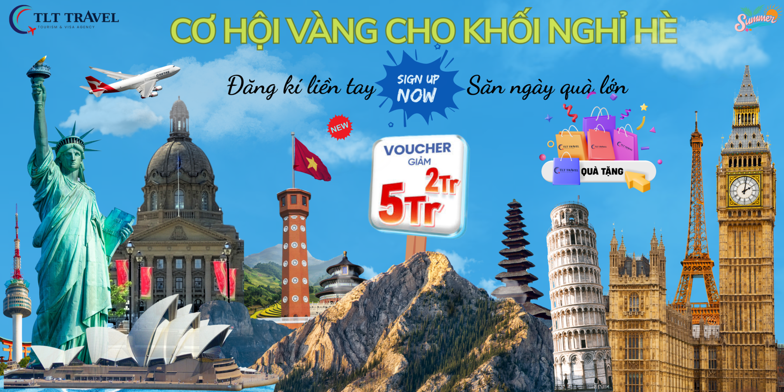 Công Ty Du Lịch TLT Travel | TLT International Travel BANNER ĐẠI DIỆN