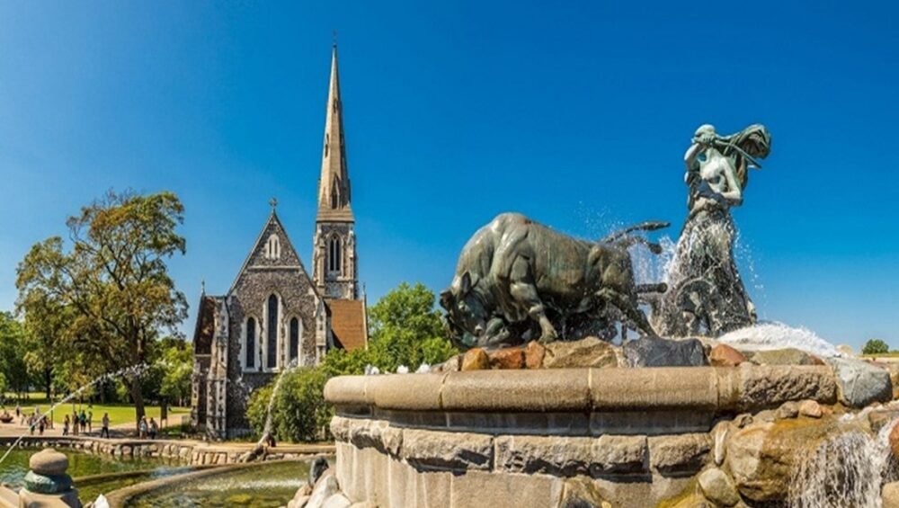 Du Lịch Châu Âu (Bắc Âu): Đan Mạch – Thụy Điển – Na Uy (10N8Đ) Dai phun nuoc Nu than Bac Au Gefion Fountain