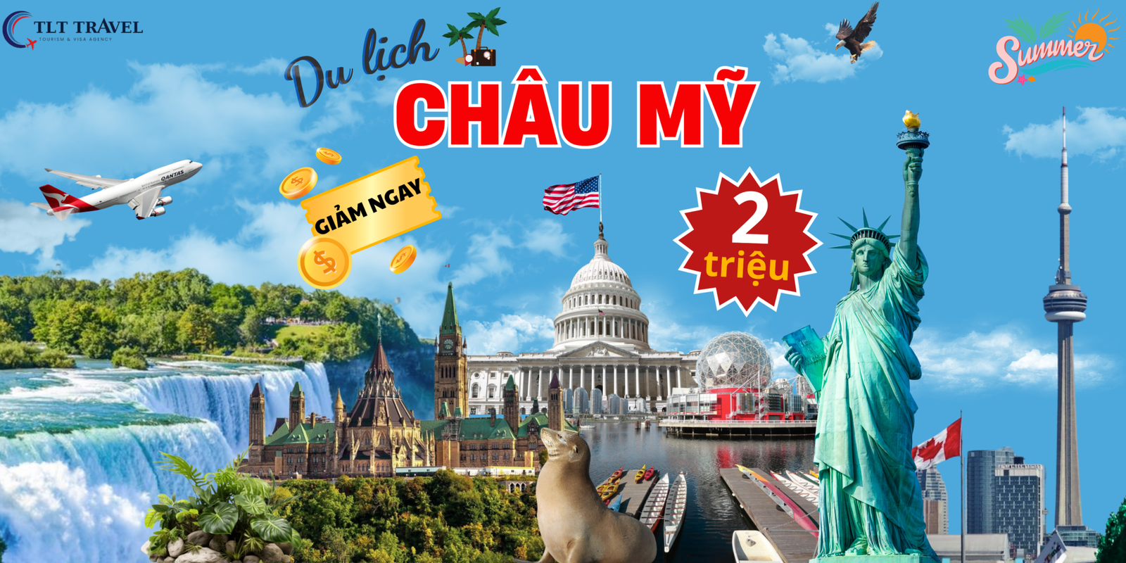 Công Ty Du Lịch TLT Travel | TLT International Travel Du lịch Châu Mỹ