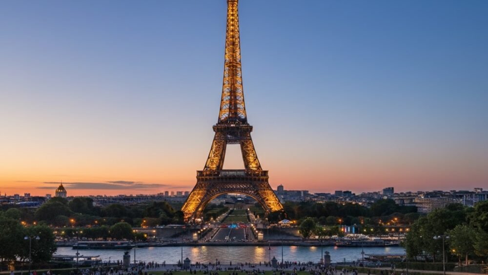 Du Lịch Châu Âu 5 Nước: Pháp–Thụy Sĩ–Ý–Áo–Đức (10N9D), Vietnam Airlines Thap Eiffel Phap