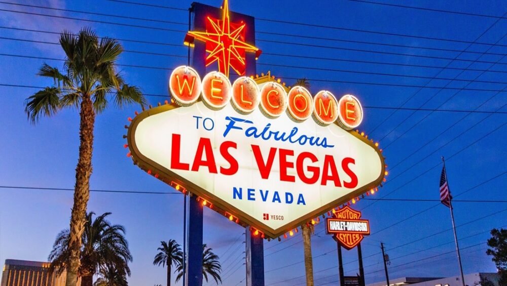Cong chao Las Vegas Las Vegas Sign