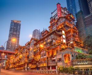 Khám Phá Thành Phố Ma Trận: Trùng Khánh-Hồng Nhai Động-Công Viên Gấu Trúc (5N4D)